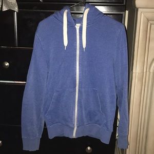 H&M blue zip up jacket